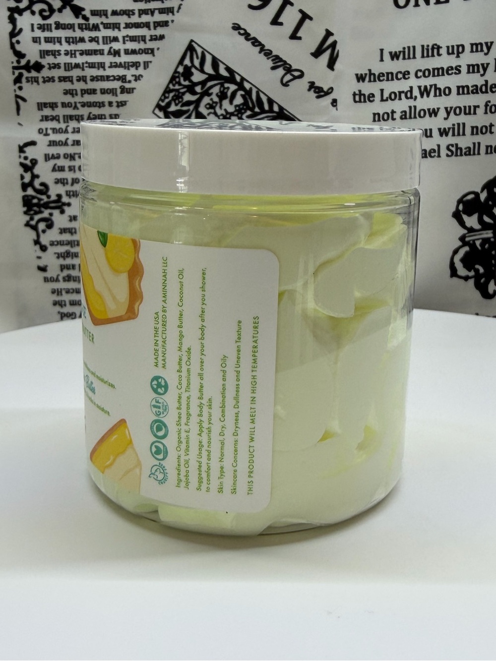 Dillpicky Aminnah Lemon Meringue Body Oil, Sugar Scrub, Whipped Body Butter Set - Picture 3 of 7